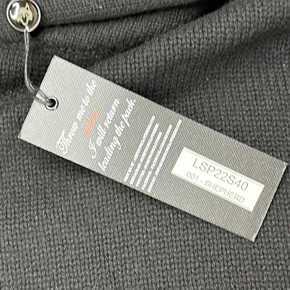 NWT Greyson Rowan Hooded Wool Cashmere Blend Black Poncho Size OS - Picture 9 of 13